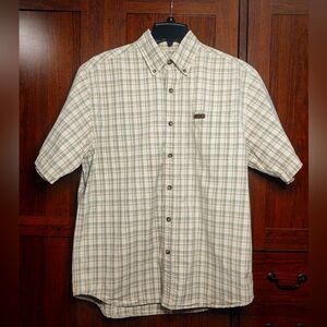 Carhartt Men's Button Up Sz M Short Sleeve EUC